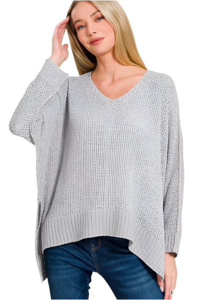 Kenzie - Gray Dolman Sweater