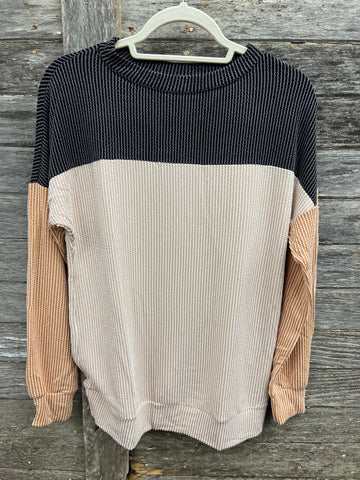 Austin - Colorblock Longsleeve Top