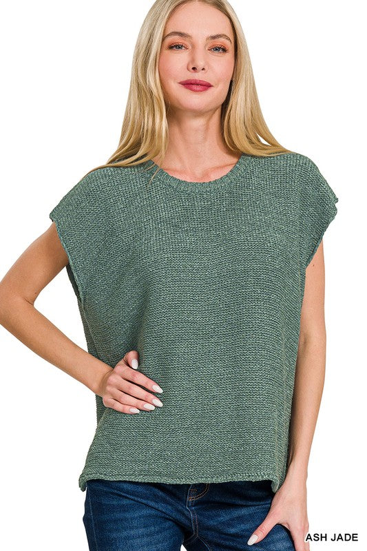 Jamie - Sweater Vest (Green)