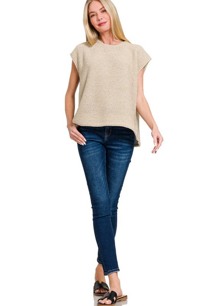 Jamie - Sweater Vest (Beige)