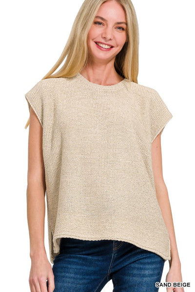 Jamie - Sweater Vest (Beige)