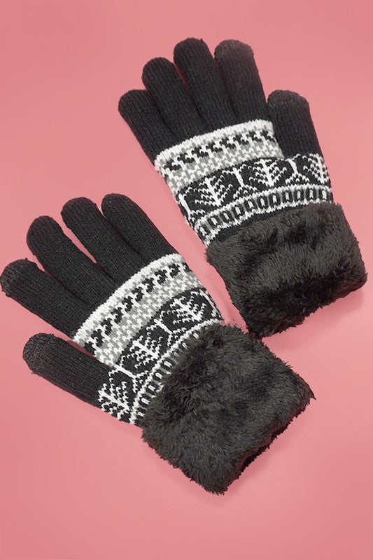 Black Nordic Gloves