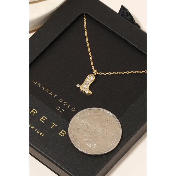 Secretbox Boot Necklace