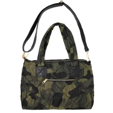 Camo Puffer Bag