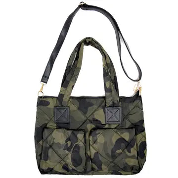 Camo Puffer Bag