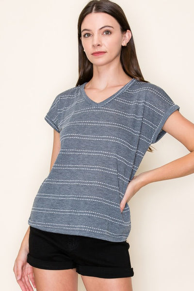 Brooke - Striped Tee