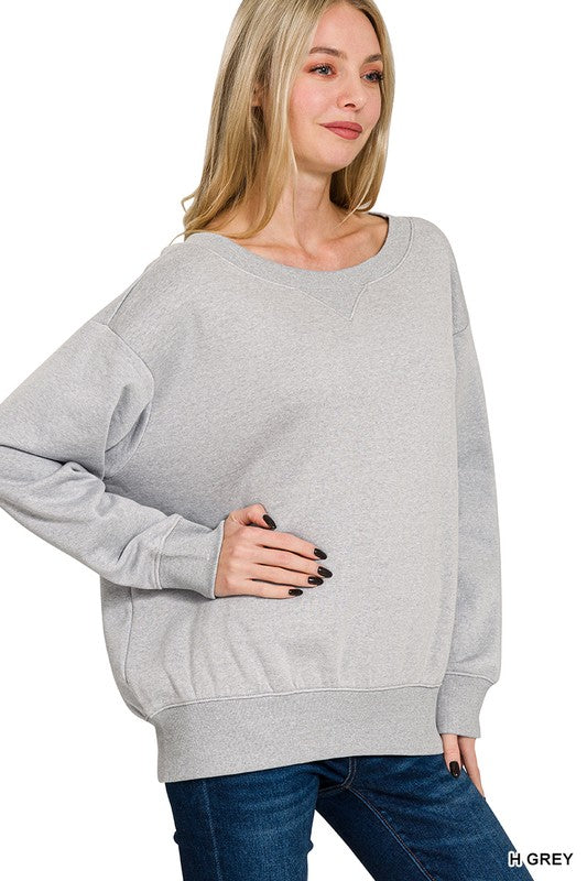 Mila - Off Shoulder Sweatshirt