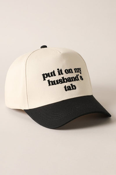 Husband's Tab Hat (Black)