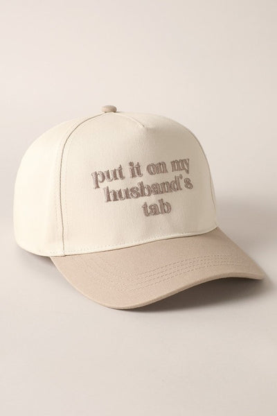 Husband's Tab Hat (Beige)