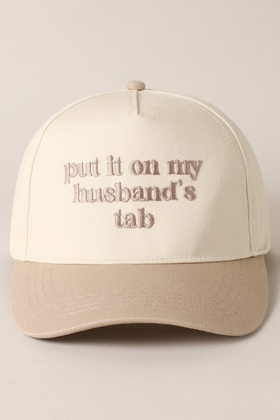 Husband's Tab Hat (Beige)