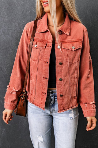 Distressed Denim Jacket