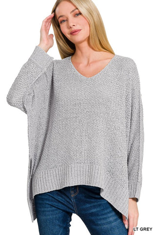 Kenzie - Gray Dolman Sweater