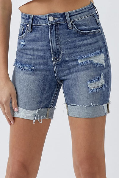 Ricky - Distressed Denim Shorts