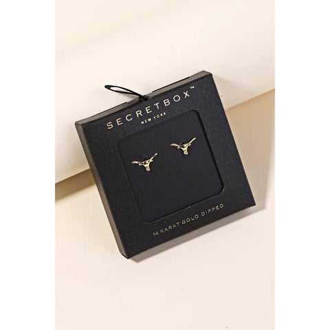 Secretbox Longhorn Earrings