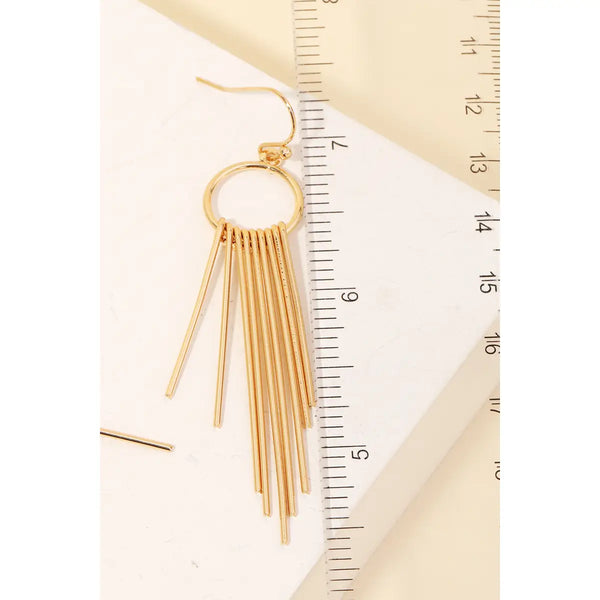 Needle Fringe Earrings