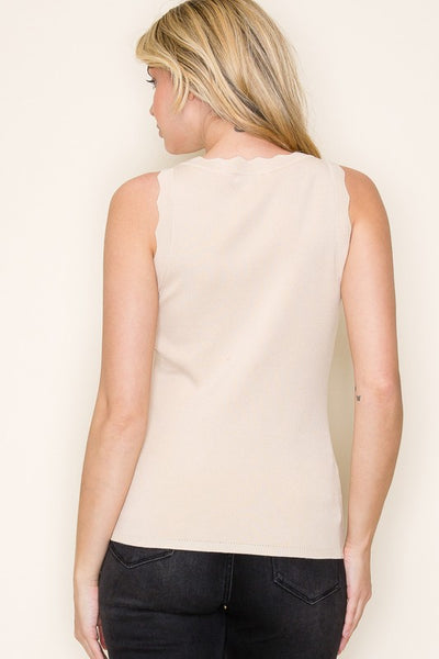 Emma - Scallop Tank