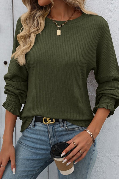 Avery - Lightweight Ruffle Top