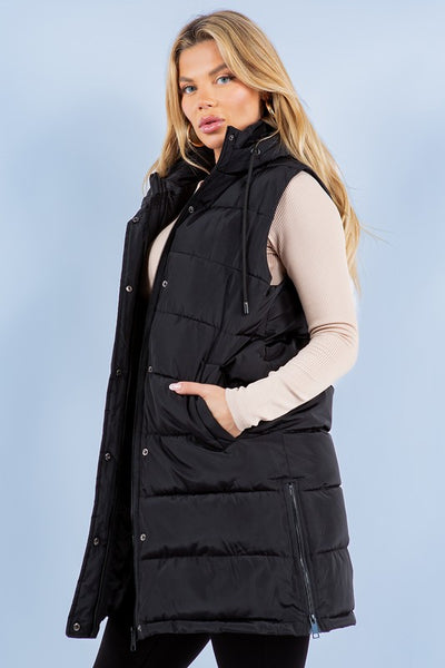 Alicia - Long Puffer Vest