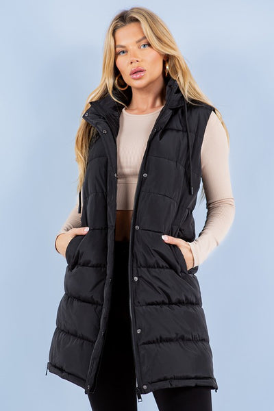 Alicia - Long Puffer Vest