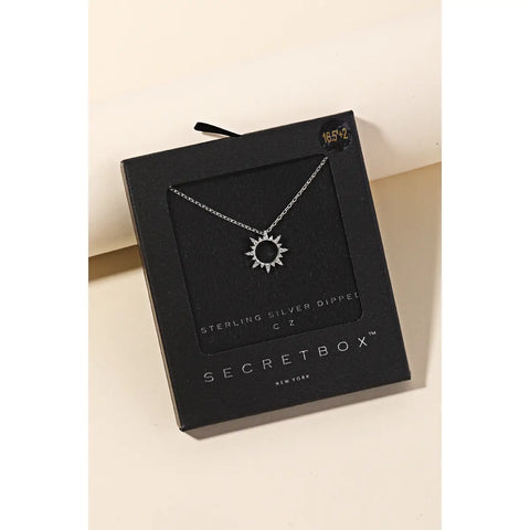 Secretbox Sun Necklace (Silver)