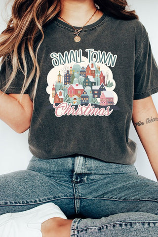 Small Town Christmas Graphic Tee