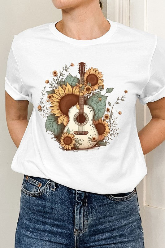 Sunflower Guitar Graphic Tee